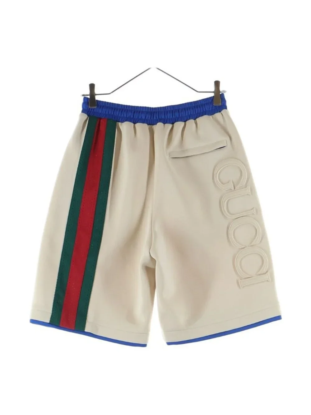 Gucci Side Sherry Line Drawstring Shorts Beige